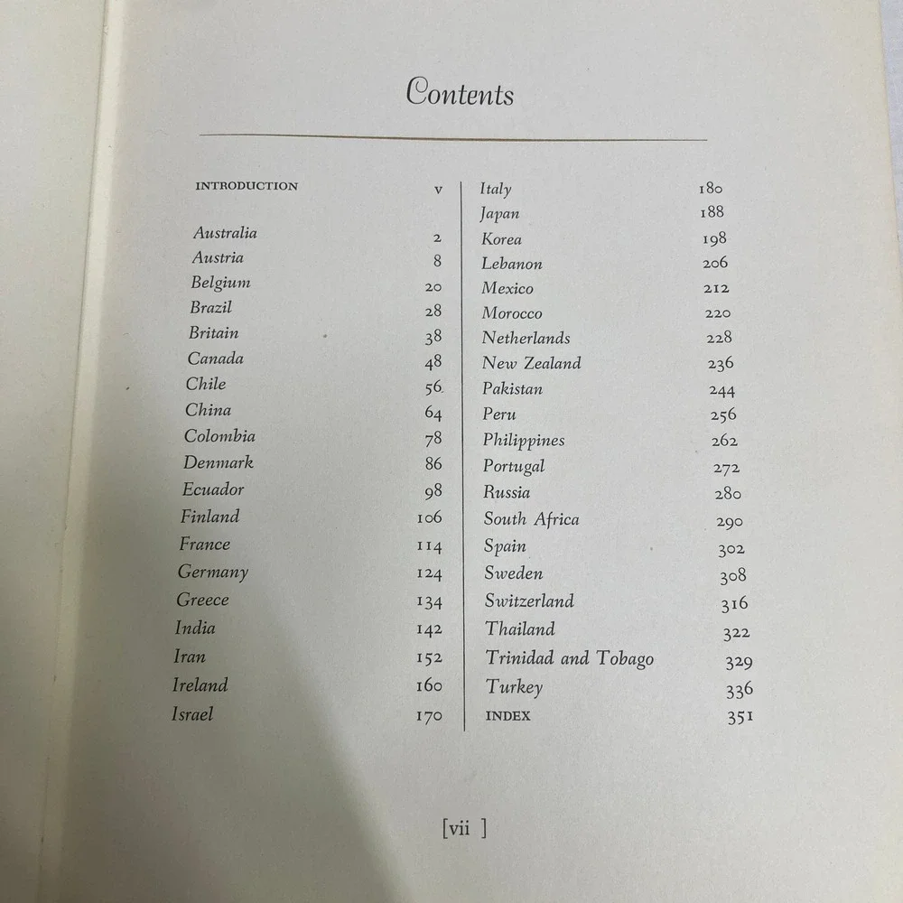 The Embassy‎ Cookbook Allison Williams 1966 First Edition Hardcover Vintage Red